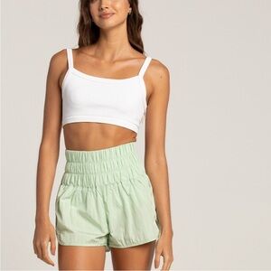 FP Movement The Way Home Shorts Light Mint Green